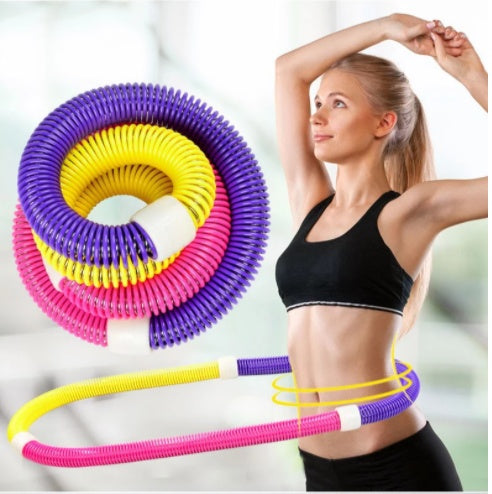 FlexiCore HaloHoop: – Ergonomic Spring Fitness Hoop for Waist Sculpting & Cardio | 1.7–3.2KG Weighted Models