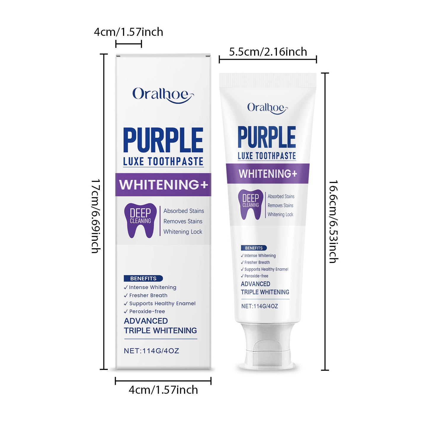 Daily Gentle Care Physical Color Mixing Purple Toothpaste