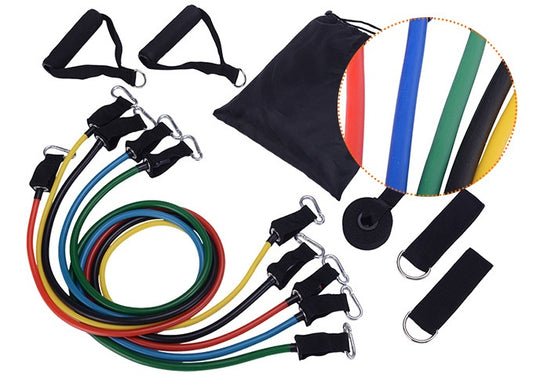 FlexCoreX: Elite Resistance Band System – Full-Body Portable Gym with 5-Level Tension & Pro Accessories