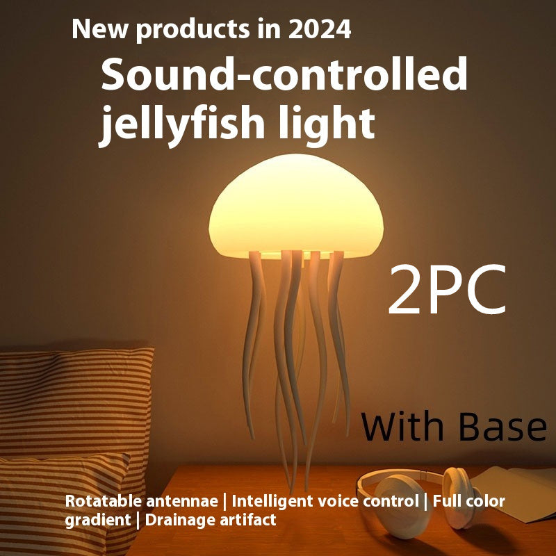 AquaLume: LED Jellyfish Mood Lamp