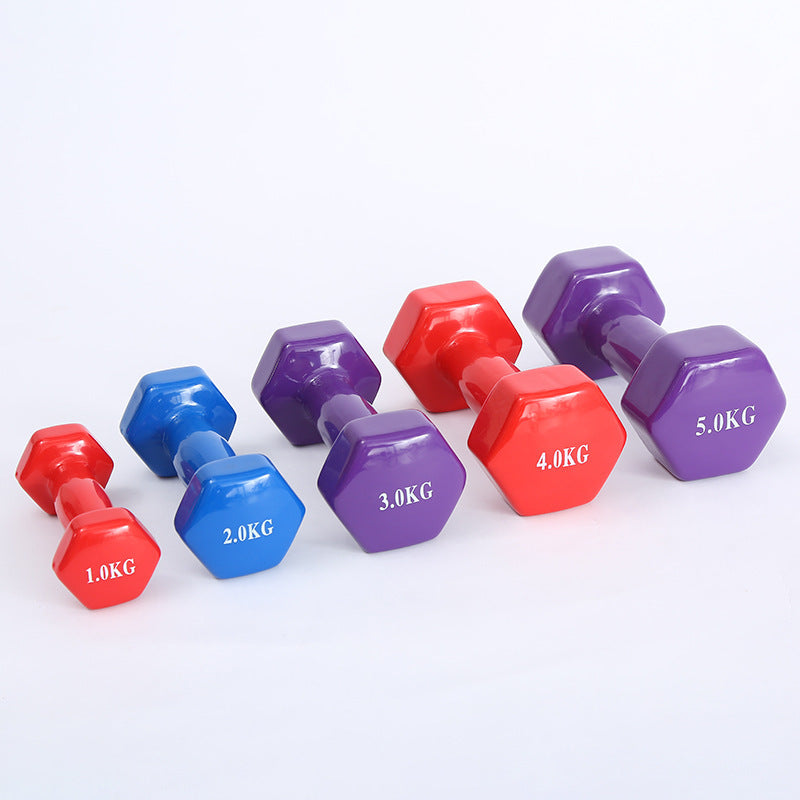 Colored Dumbbells for Full-Body Strength