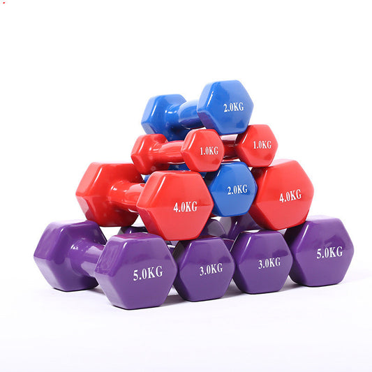 Colored Dumbbells for Full-Body Strength