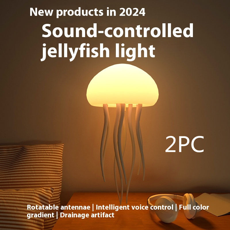 AquaLume: LED Jellyfish Mood Lamp