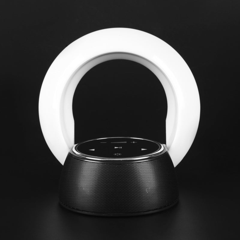 Radiance Echo: Sophisticated Night Light with Built-In Bluetooth Subwoofer Speaker & Touch Dimming