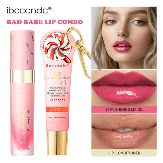 Ibcccndc Lip Care Set Peach Flavor Lip Balm