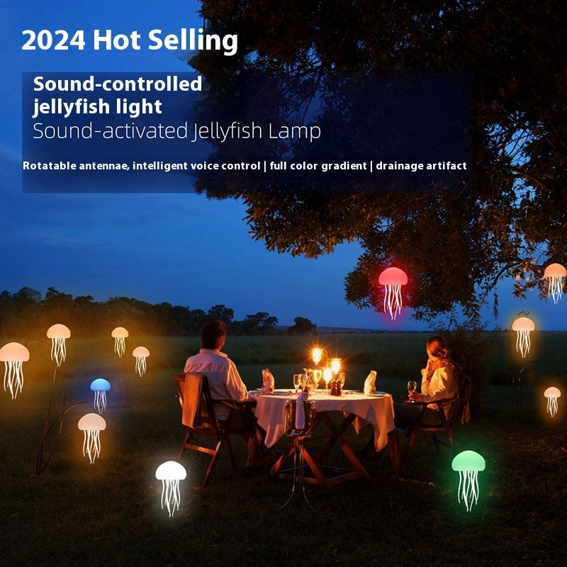 AquaLume: LED Jellyfish Mood Lamp