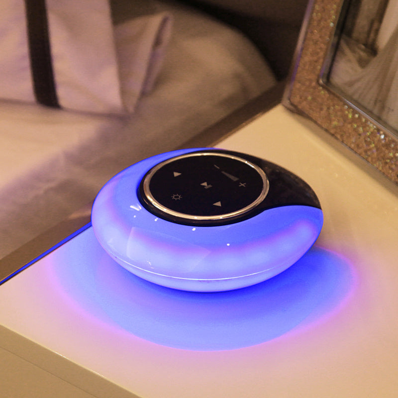 Radiance Echo: Sophisticated Night Light with Built-In Bluetooth Subwoofer Speaker & Touch Dimming