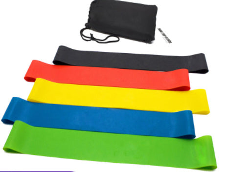 FlexAura: Pro Loop Bands Set – 5-Level Latex Resistance Bands for Yoga, Pilates & Full-Body Training