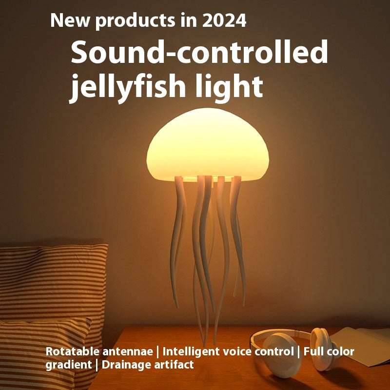 AquaLume: LED Jellyfish Mood Lamp